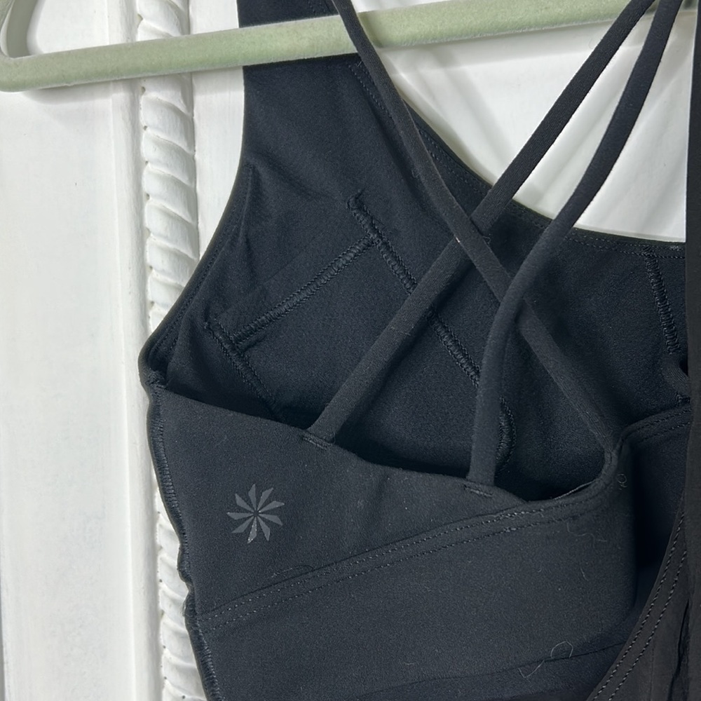 Athleta Solace support top powervita built-in bra workout top NWT - Picture 8 of 9